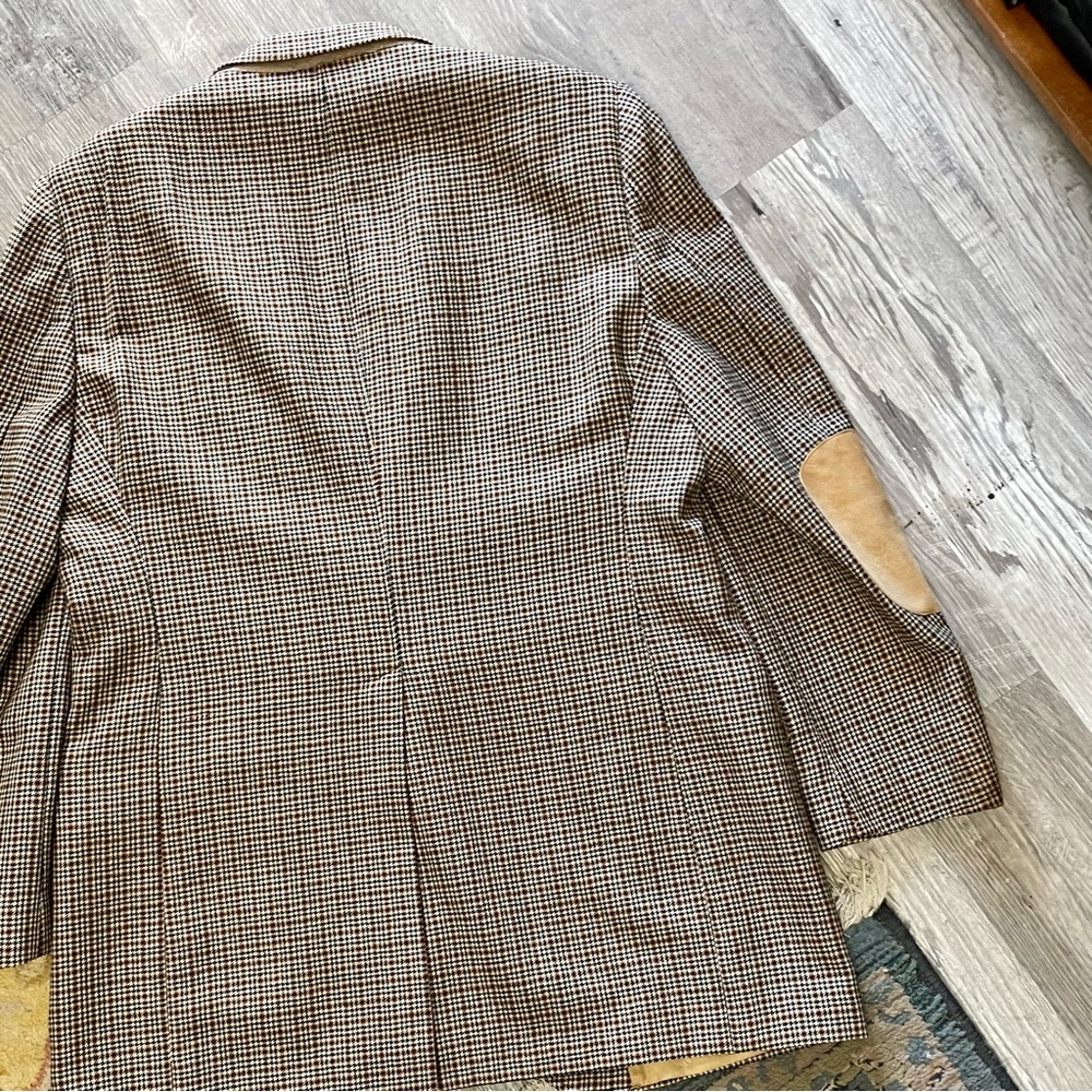 Vintage DAKS Ben Turturici USA Union Made 100% Wool Tweed Sports Coat Blazer - Picture 15 of 16